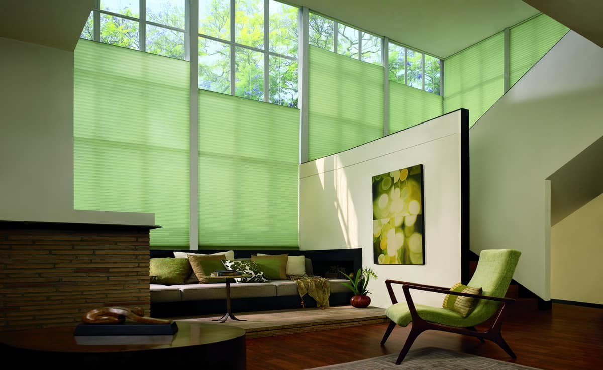 Hunter Douglas Duette® Honeycomb Shades Solar Shades Roller Shades Window Treatments near Newport News, Virginia (VA).