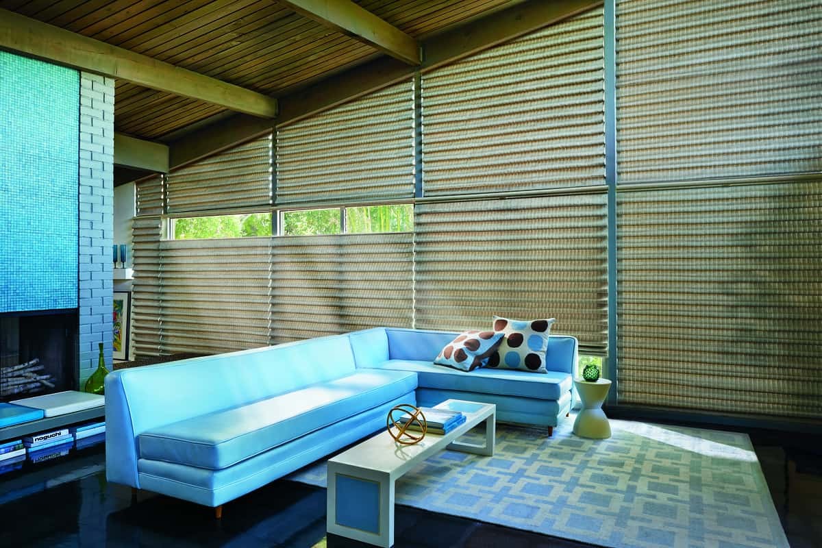 Vignette® Modern Roman Shades near Newport News, Virginia (VA) Hunter Douglas Roller Shades Window Treatments.