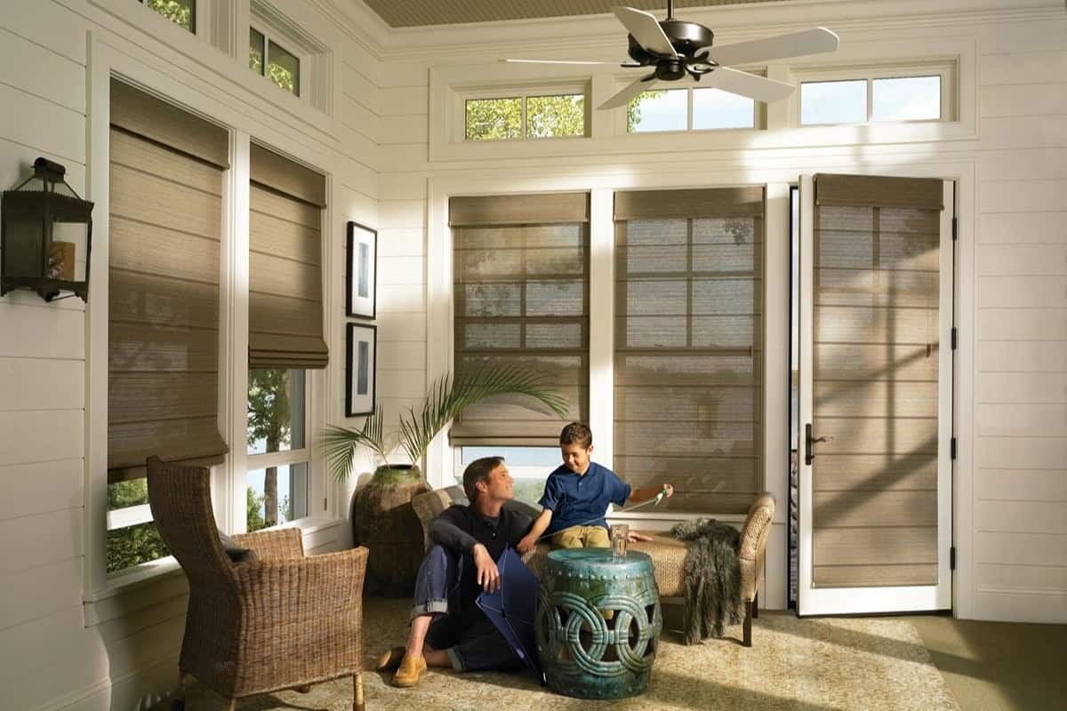 Hunter Douglas Designer Roller Shades solar shades window shades window coverings Newport News, Virginia (VA)