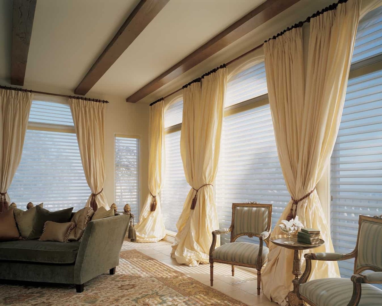 Hunter Douglas Silhouette® Sheer Shades sheer shadings window shades window coverings near Newport News, Virginia (VA)