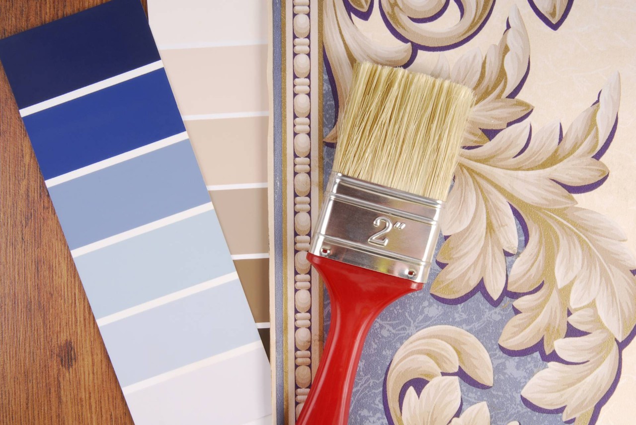Paint color swatches and wallpaper samples near Newport News, Virginia (VA)
